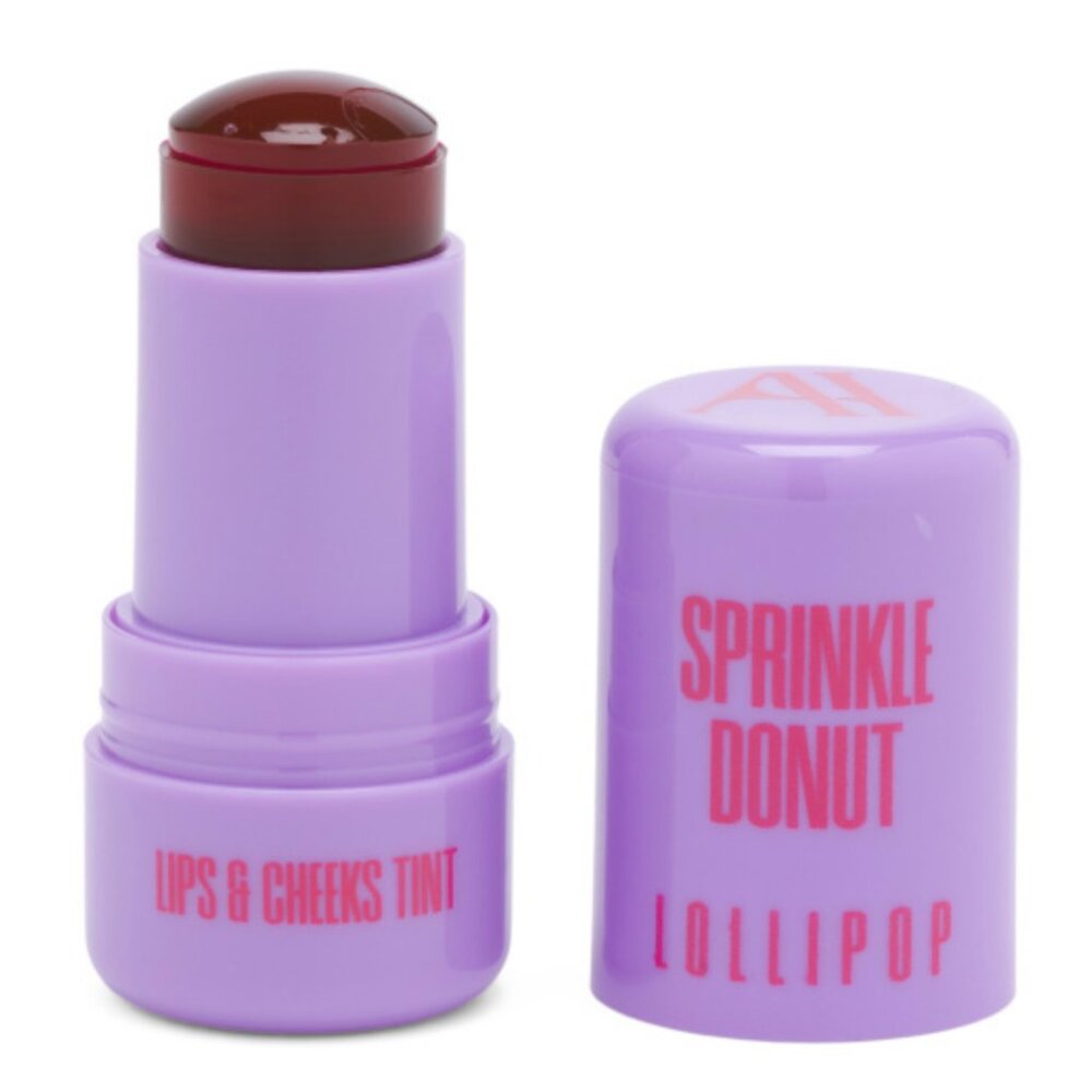 Aminnah Sprinkle Donut Lollipop Lips & Cheeks Tint NIB - Picture 3 of 4